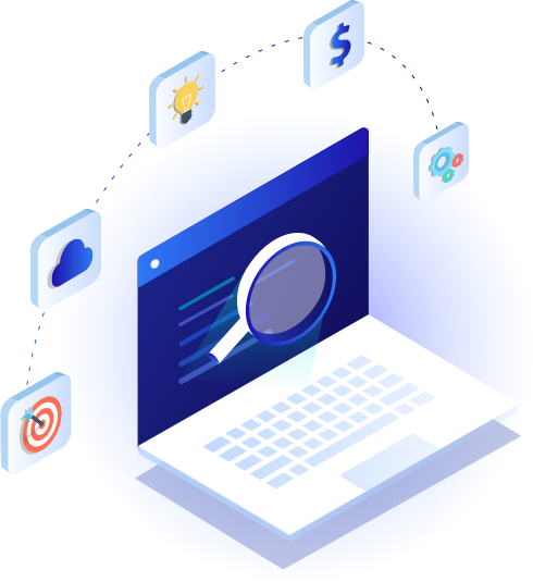 Tech search illustration